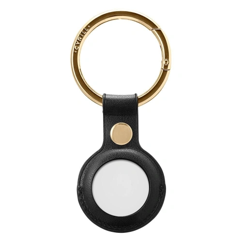 Etui Spigen Cyrill Basic Leather Apple AirTag Black