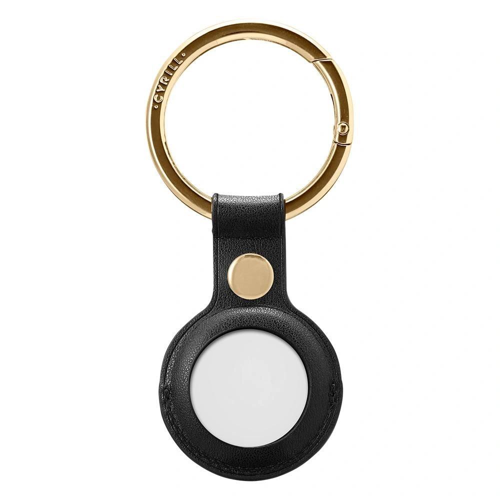 Wholesale Spigen Cyrill Basic Leather Apple AirTag Black - SPN1642BLK - {ean13} - Hurt