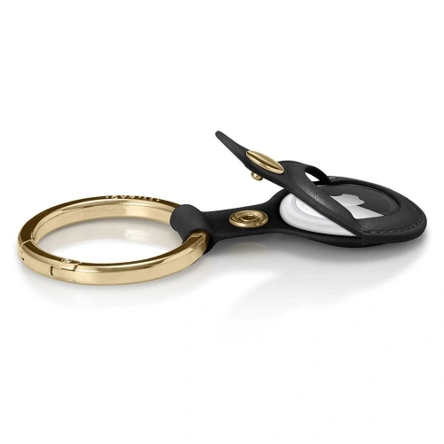 Etui Spigen Cyrill Basic Leather Apple AirTag Black