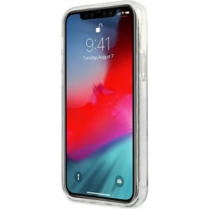 Hurtownia GSM - Etui Guess GUHCP12LPCUGL4GTR Apple iPhone 12 Pro Max průhledný tvrdý obal Glitter 4G Velké logo - GUE1023CL - {ean13} - Hurt