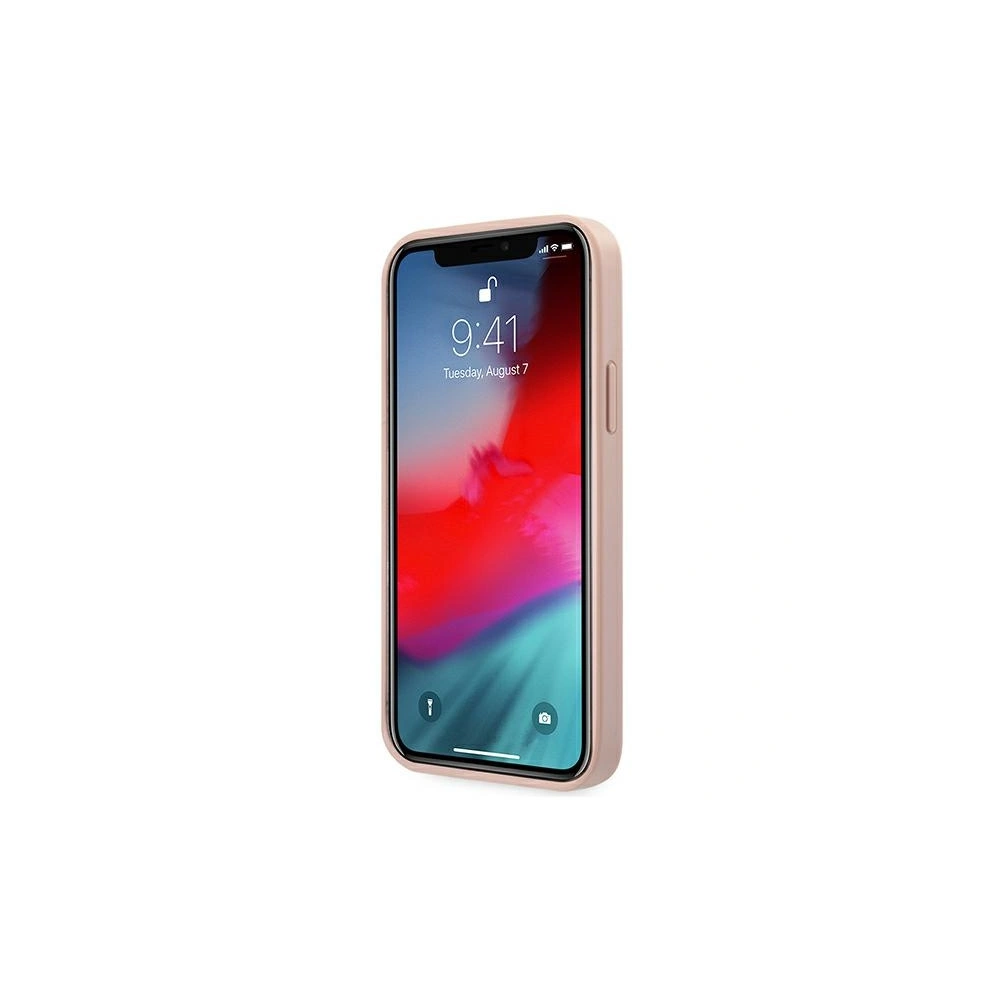 Hurtownia GSM - Etui Guess GUHCP12LSA4GGPI Apple iPhone 12 Pro Max růžový/pink hardcase Saffiano 4G Metal Logo - GUE1025PNK - {ean13} - Hurt