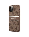 Hurtownia GSM - Etui Guess GUHCP12M4GDBR Apple iPhone 12/12 Pro brązowy/brown hardcase 4G Stripe - GUE1028BR - {ean13} - Hurt
