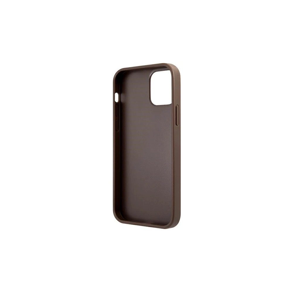 Wholesale Guess GUHCP12M4GDBR Apple iPhone 12/12 Pro brown hardcase 4G Stripe - GUE1028BR - {ean13} - Hurt