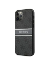 Wholesale Guess GUHCP12M4GDGR Apple iPhone 12/12 Pro grey hardcase 4G Stripe - GUE1029GRY - {ean13} - Hurt