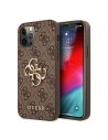 Guess GUHCP12M4GMGBR Apple iPhone 12/12 Pro brown hardcase 4G Big Metal Logo