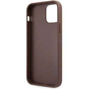 Hurtownia GSM - Etui Guess GUHCP12M4GMGBR Apple iPhone 12/12 Pro hnědý/brown hardcase 4G Big Metal Logo - GUE1030BR - {ean13} - Hurt