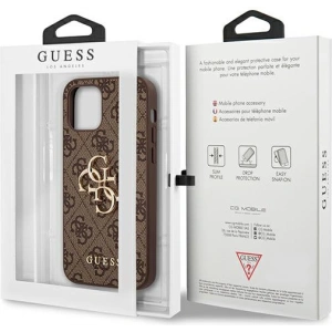 Hurtownia GSM - Etui Guess GUHCP12M4GMGBR Apple iPhone 12/12 Pro hnědý/brown hardcase 4G Big Metal Logo - GUE1030BR - {ean13} - Hurt