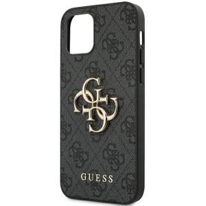 Hurtownia GSM - Etui Guess GUHCP12M4GMGGR Apple iPhone 12/12 Pro šedé/grey hardcase 4G Big Metal Logo - GUE1031GRY - {ean13} - Hurt