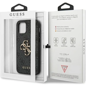 Hurtownia GSM - Etui Guess GUHCP12M4GMGGR Apple iPhone 12/12 Pro szary/grey hardcase 4G Big Metal Logo - GUE1031GRY - {ean13} - Hurt