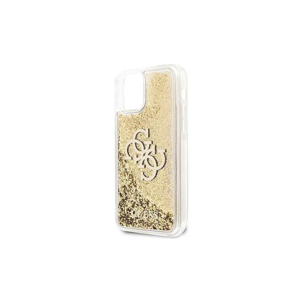 Hurtownia GSM - Etui Guess GUHCP12MLG4GGO Apple iPhone 12/12 Pro złoty/gold hardcase 4G Big Liquid Glitter - GUE1032GLD - {ean13} - Hurt