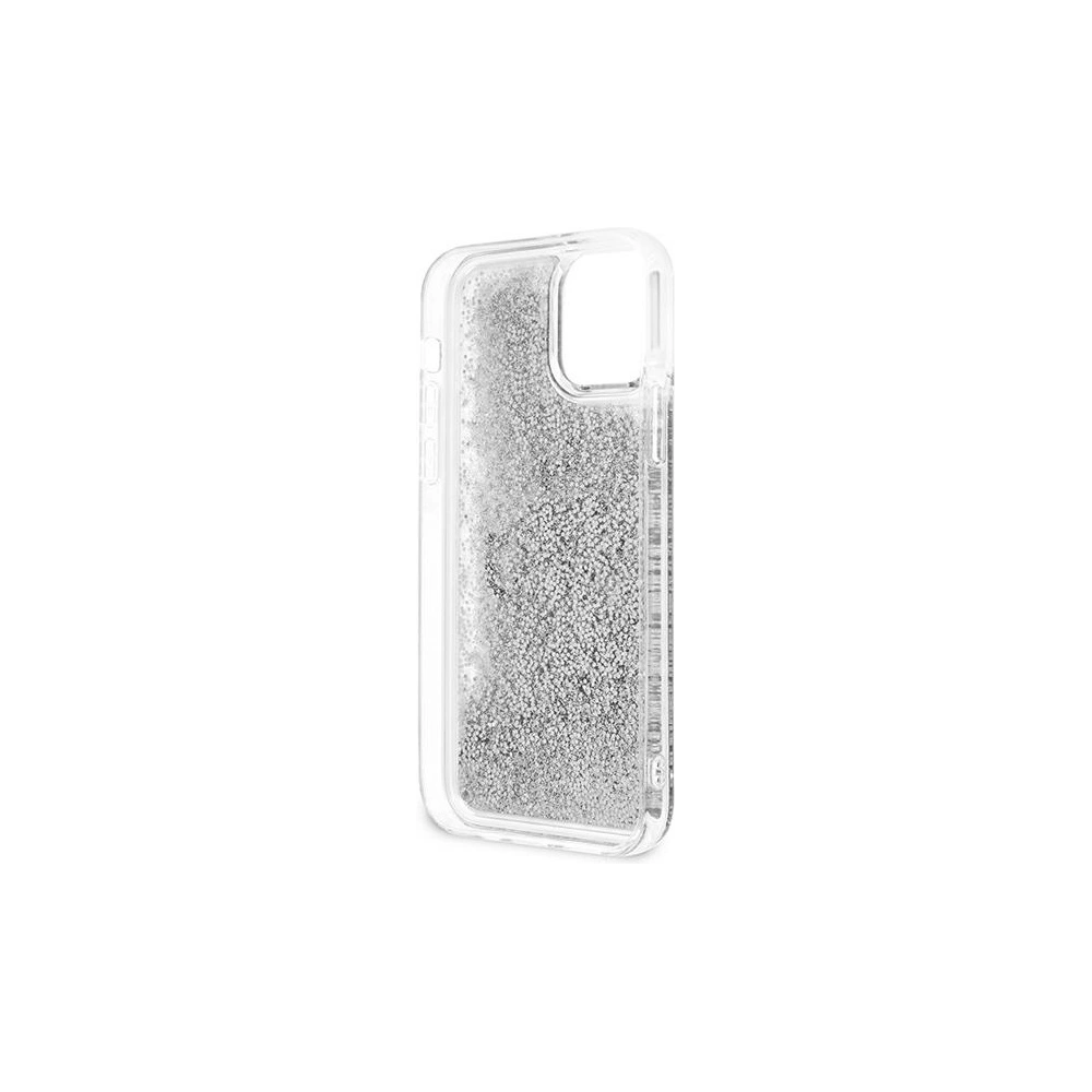 Hurtownia GSM - Etui Guess GUHCP12MLG4GSI Apple iPhone 12/12 Pro srebrny/silver hardcase 4G Big Liquid Glitter - GUE1033SLV - {ean13} - Hurt