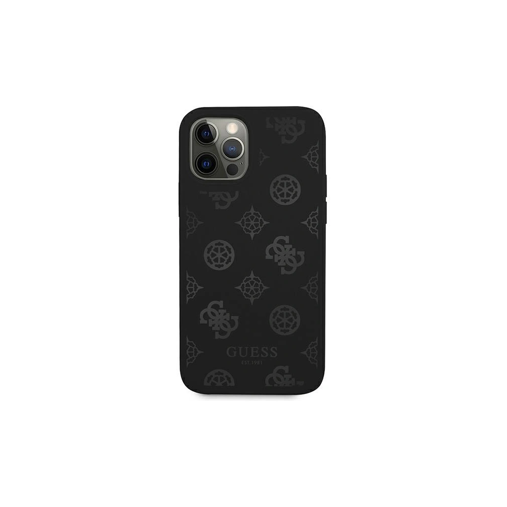 Wholesale Guess GUHCP12MLSPEBK Apple iPhone 12/12 Pro black hard case Peony Collection - GUE1034BLK - {ean13} - Hurt
