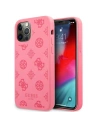 Guess GUHCP12MLSPEFU Apple iPhone 12/12 Pro fushia hard case Peony Collection