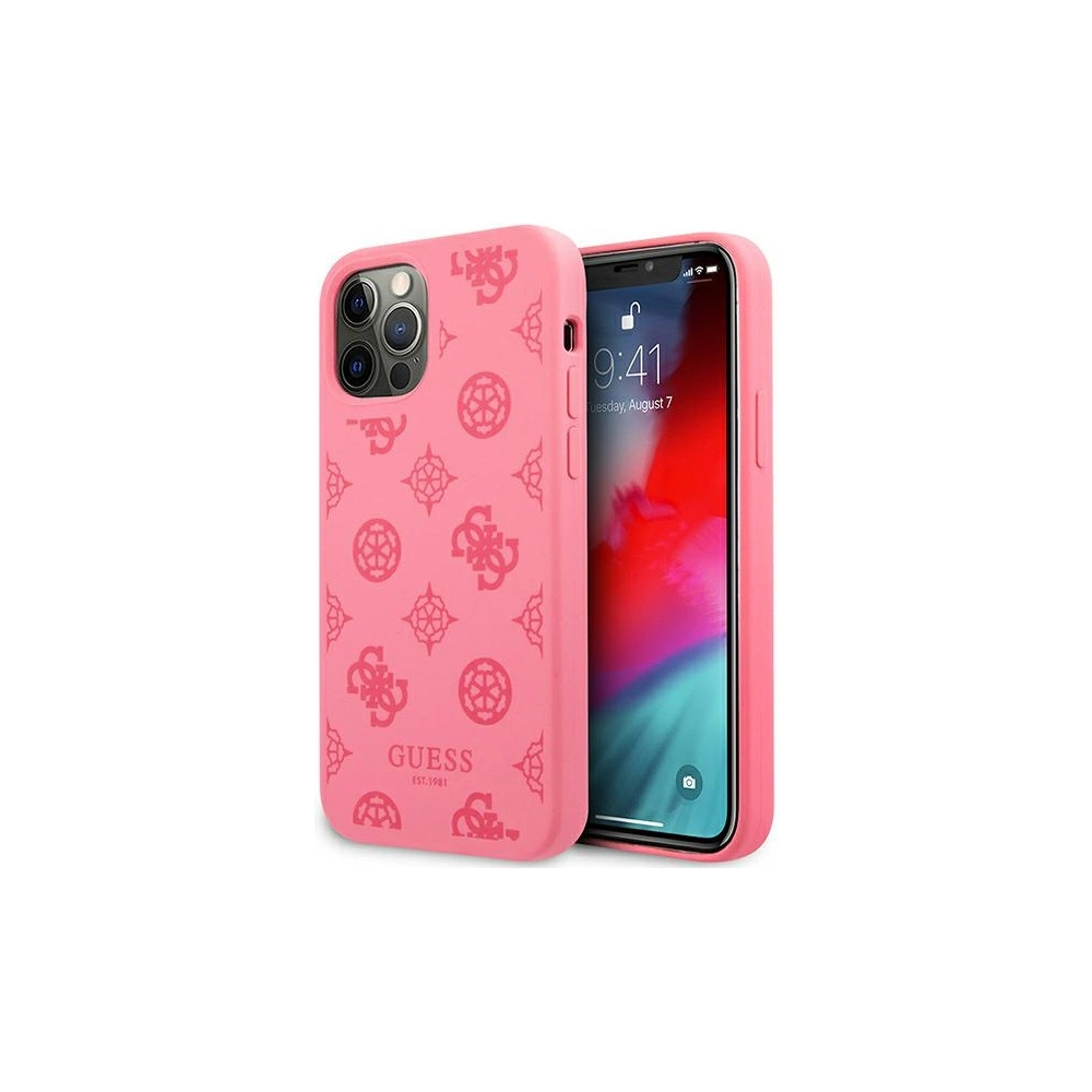 Hurtownia GSM - Etui Guess GUHCP12MLSPEFU Apple iPhone 12/12 Pro fuksja/fushia hard case Peony Collection - GUE1035FUS - {ean13} - Hurt