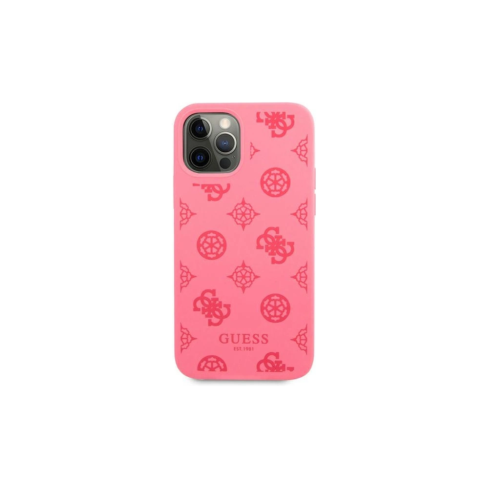Hurtownia GSM - Etui Guess GUHCP12MLSPEFU Apple iPhone 12/12 Pro fuksja/fushia hard case Peony Collection - GUE1035FUS - {ean13} - Hurt