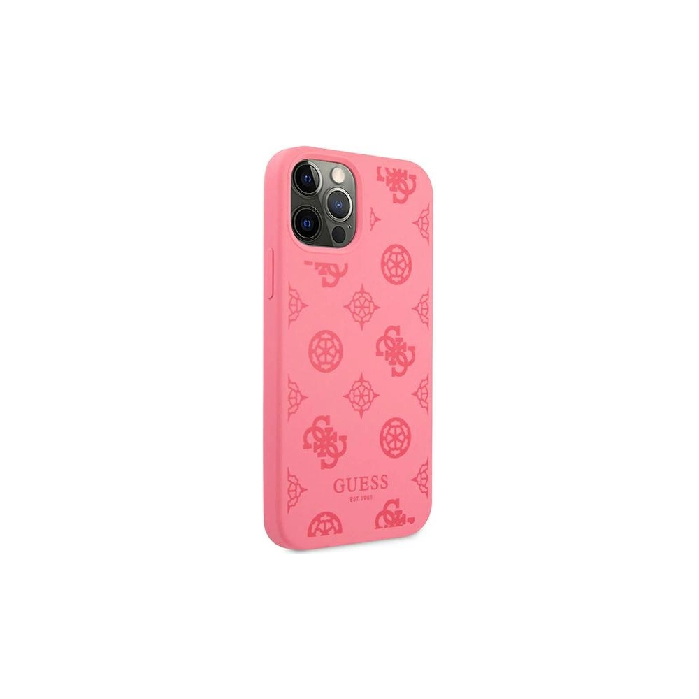 Hurtownia GSM - Etui Guess GUHCP12MLSPEFU Apple iPhone 12/12 Pro fuksja/fushia hard case Peony Collection - GUE1035FUS - {ean13} - Hurt