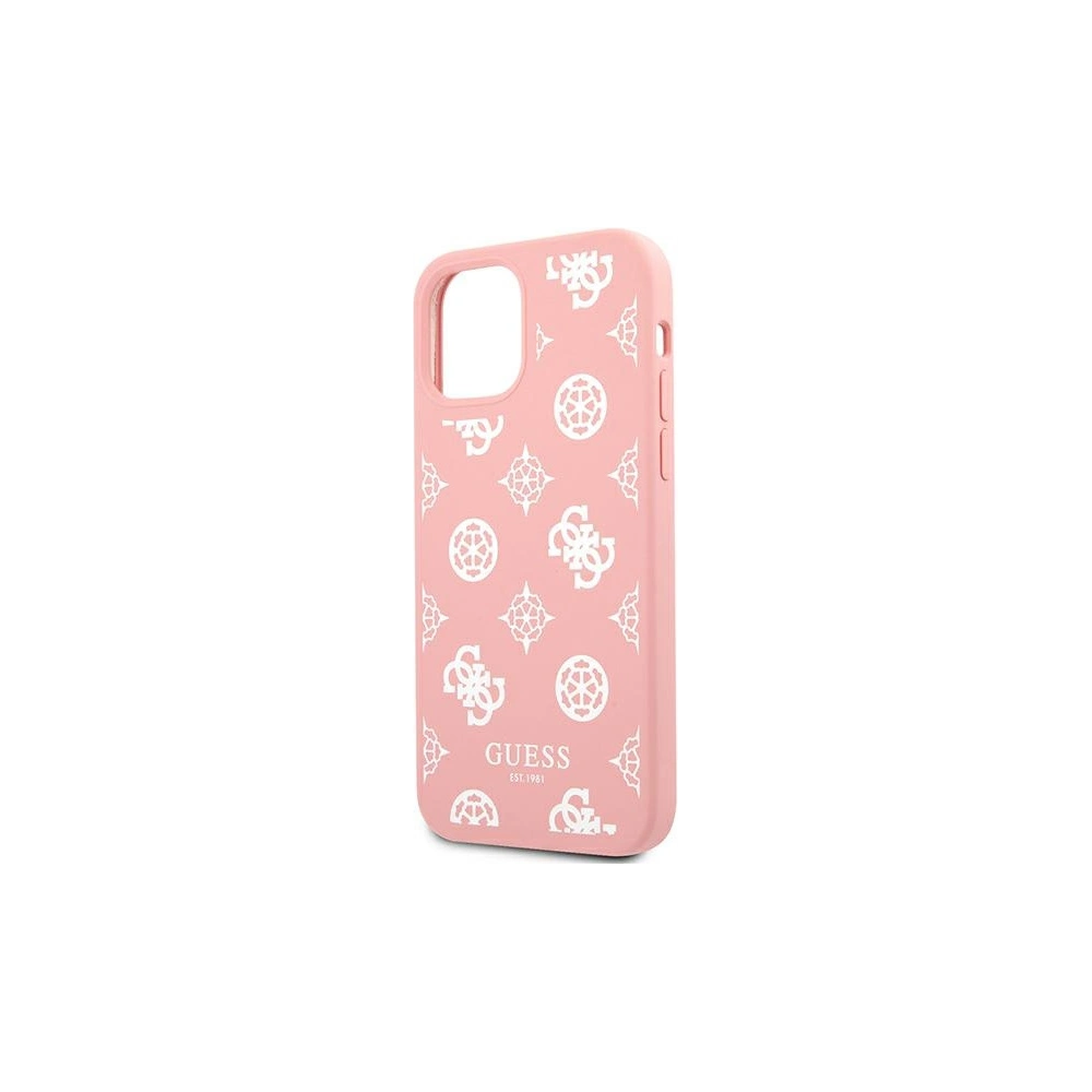 Hurtownia GSM - Etui Guess GUHCP12MLSPEWPI Apple iPhone 12/12 Pro różowy/pink hard case Peony Collection - GUE1036PNK - {ean13} - Hurt