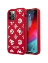 Etui Guess GUHCP12MLSPEWRE Apple iPhone 12/12 Pro czerwony/red hard case Peony Collection