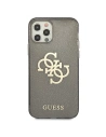Hurtownia GSM - Etui Guess GUHCP12MPCUGL4GBK Apple iPhone 12/12 Pro černý/black hard case Glitter 4G Big Logo - GUE1038BLK - {ean13} - Hurt