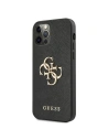 Hurtownia GSM - Etui Guess GUHCP12MSA4GGBK Apple iPhone 12/12 Pro černý/black hardcase Saffiano 4G Metal Logo - GUE1042BLK - {ean13} - Hurt