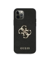 Hurtownia GSM - Etui Guess GUHCP12MSA4GGBK Apple iPhone 12/12 Pro černý/black hardcase Saffiano 4G Metal Logo - GUE1042BLK - {ean13} - Hurt
