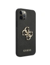 Hurtownia GSM - Etui Guess GUHCP12MSA4GGBK Apple iPhone 12/12 Pro černý/black hardcase Saffiano 4G Metal Logo - GUE1042BLK - {ean13} - Hurt