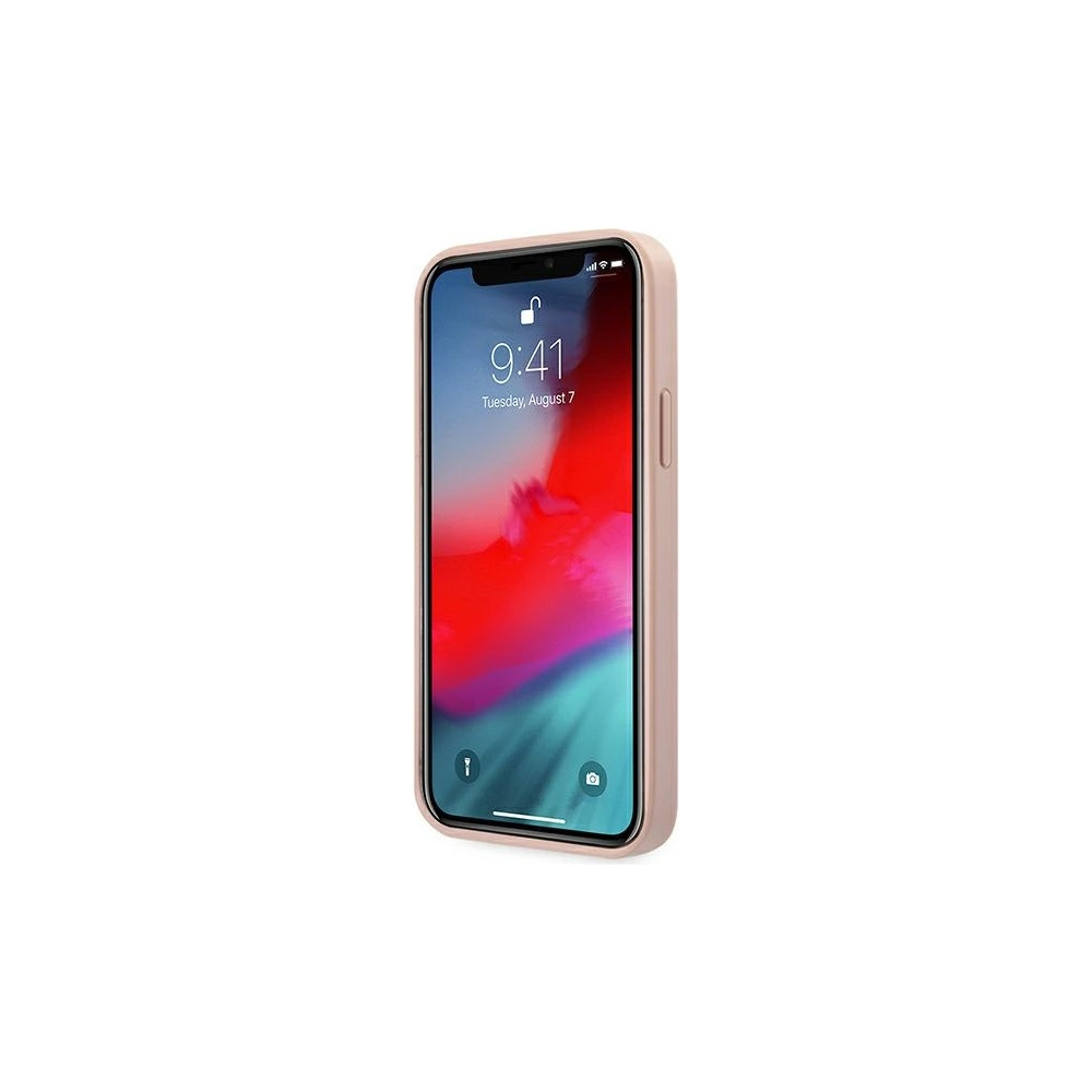 Hurtownia GSM - Etui Guess GUHCP12MSA4GGPI Apple iPhone 12/12 Pro różowy/pink hardcase Saffiano 4G Metal Logo - GUE1043PNK - {ean13} - Hurt