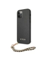 Wholesale Guess GUHCP12MSASGBK Apple iPhone 12/12 Pro black hardcase Saffiano Chain - GUE1044BLK - {ean13} - Hurt