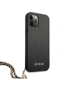 Hurtownia GSM - Etui Guess GUHCP12MSASGBK Apple iPhone 12/12 Pro czarny/black hardcase Saffiano Chain - GUE1044BLK - {ean13} - Hurt