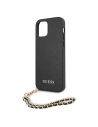 Hurtownia GSM - Etui Guess GUHCP12MSASGBK Apple iPhone 12/12 Pro czarny/black hardcase Saffiano Chain - GUE1044BLK - {ean13} - Hurt