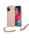 Etui Guess GUHCP12MSASGPI Apple iPhone 12/12 Pro różowy/pink hardcase Saffiano Chain