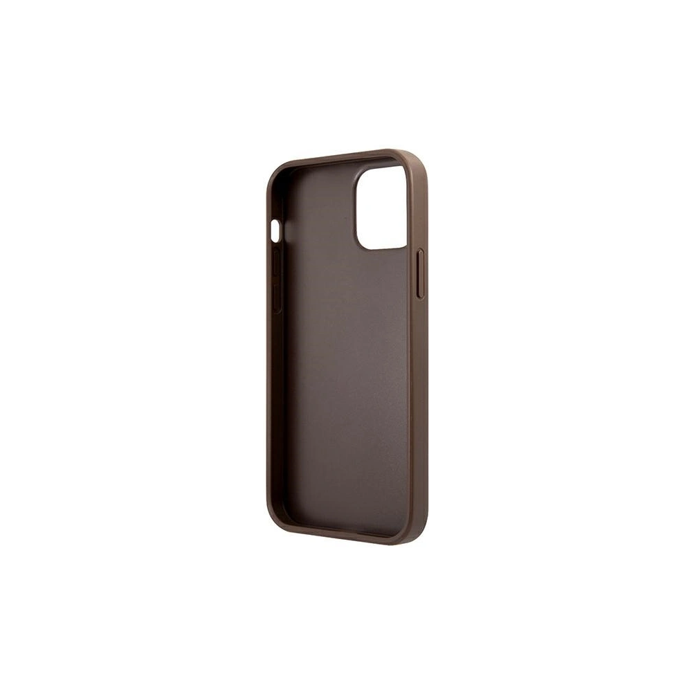 Hurtownia GSM - Etui Guess GUHCP12S4GDBR Apple iPhone 12 mini hnědý/brown hardcase 4G Stripe - GUE1046BR - {ean13} - Hurt