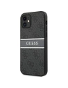 Wholesale Guess GUHCP12S4GDGR Apple iPhone 12 mini grey hardcase 4G Stripe - GUE1047GRY - {ean13} - Hurt