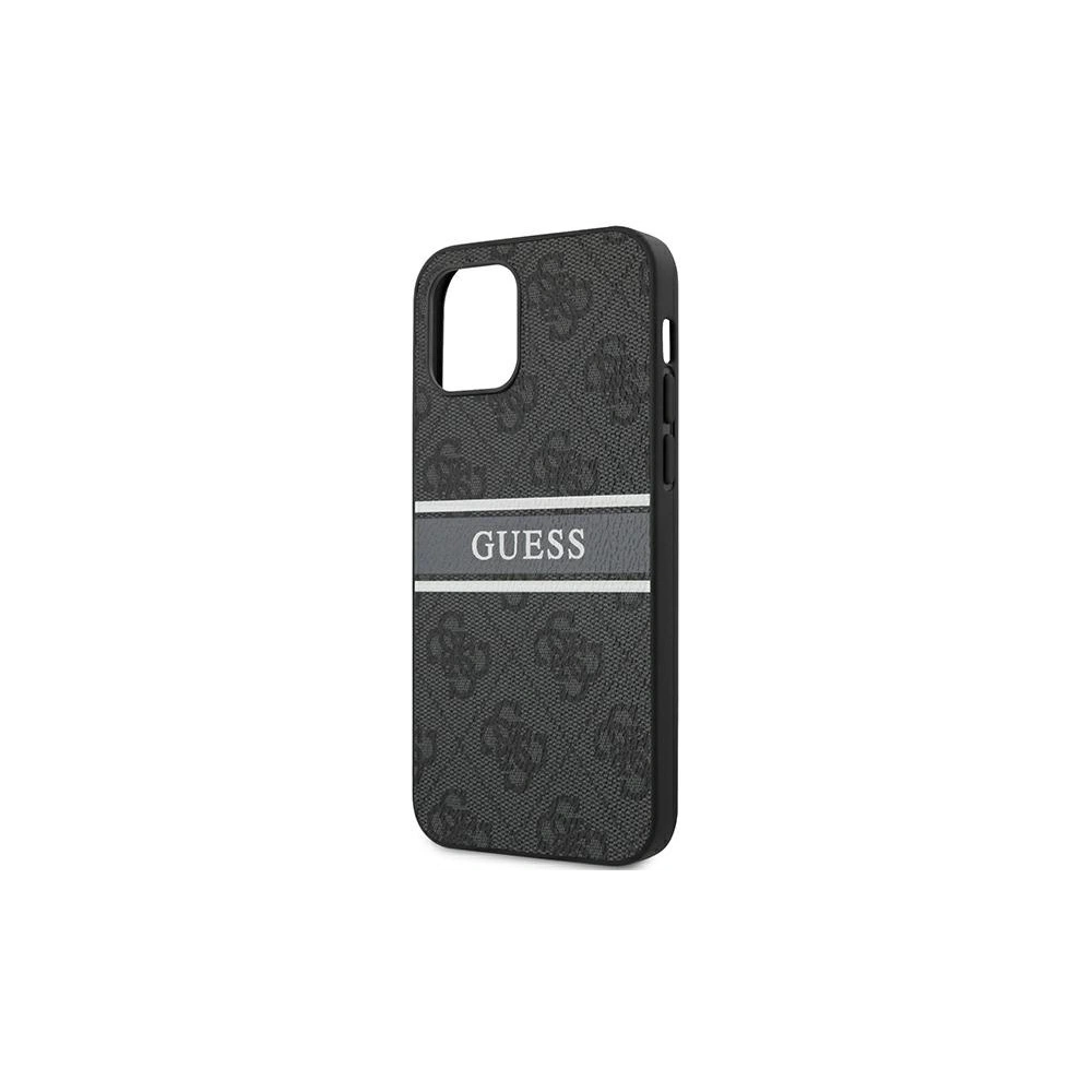 Wholesale Guess GUHCP12S4GDGR Apple iPhone 12 mini grey hardcase 4G Stripe - GUE1047GRY - {ean13} - Hurt