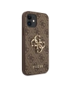 Hurtownia GSM - Etui Guess GUHCP12S4GMGBR Apple iPhone 12 mini brązowy/brown hardcase 4G Big Metal Logo - GUE1048BR - {ean13} - Hurt