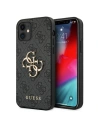 Etui Guess GUHCP12S4GMGGR Apple iPhone 12 mini szary/grey hardcase 4G Big Metal Logo