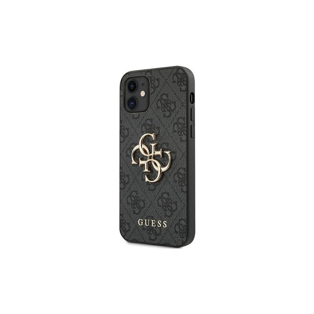Hurtownia GSM - Etui Guess GUHCP12S4GMGGR Apple iPhone 12 mini šedý/grey hardcase 4G Big Metal Logo - GUE1049GRY - {ean13} - Hurt