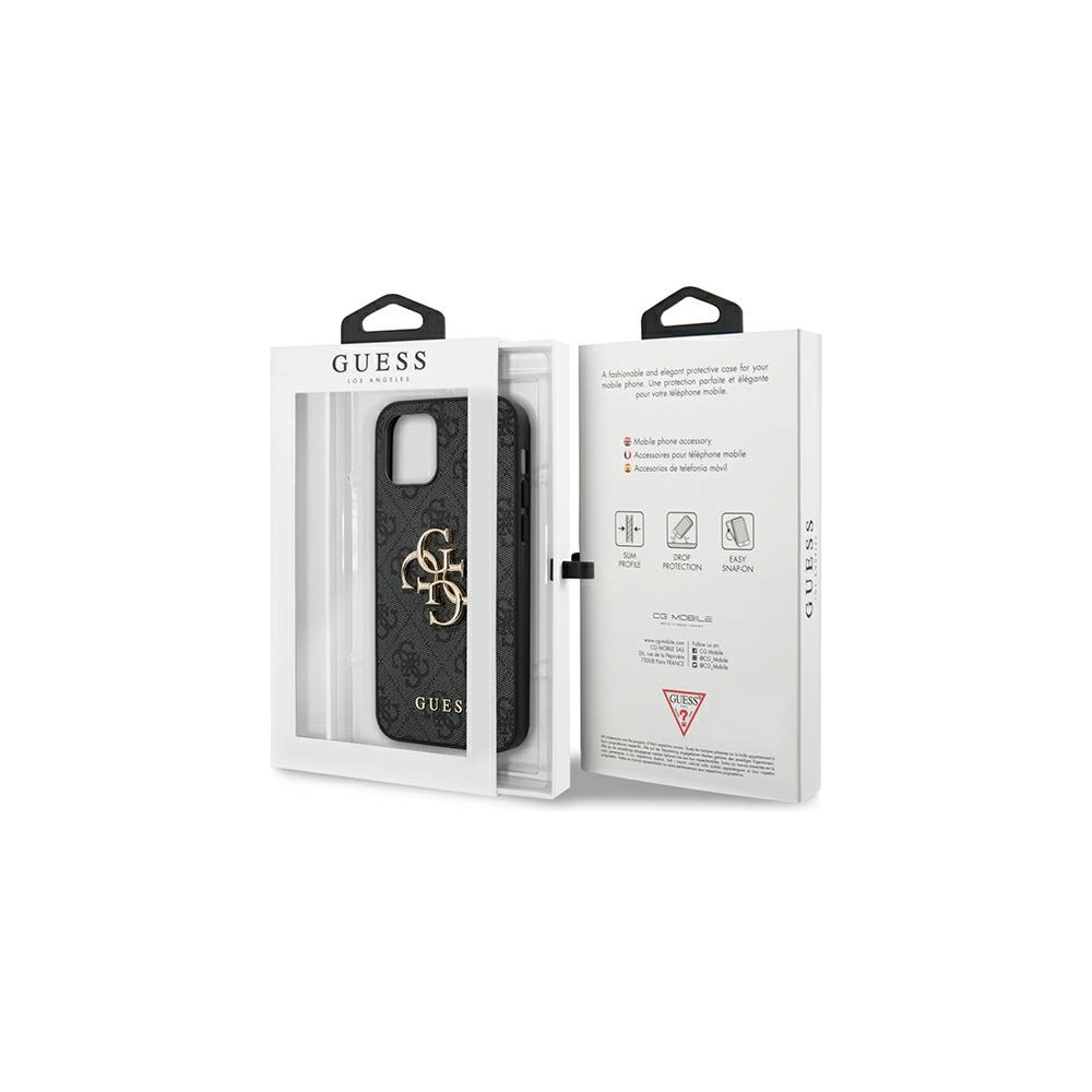 Wholesale Guess GUHCP12S4GMGGR Apple iPhone 12 mini grey hardcase 4G Big Metal Logo - GUE1049GRY - {ean13} - Hurt