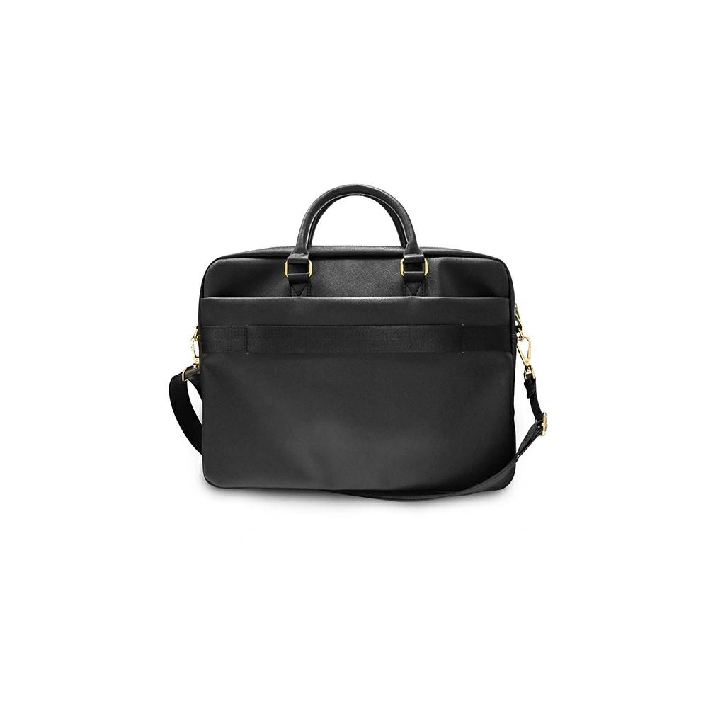 Hurtownia GSM - Torba Guess GUCB15PUSASBK 15 cali czarny/black Saffiano Script - GUE1050BLK - {ean13} - Hurt