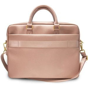 Torba Guess GUCB15PUSASPI 15 cali różowy/pink Saffiano Script
