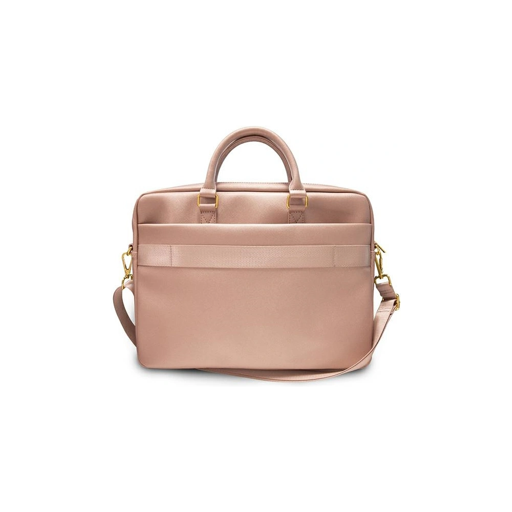 Hurtownia GSM - Torba Guess GUCB15PUSASPI 15 cali różowy/pink Saffiano Script - GUE1052PNK - {ean13} - Hurt