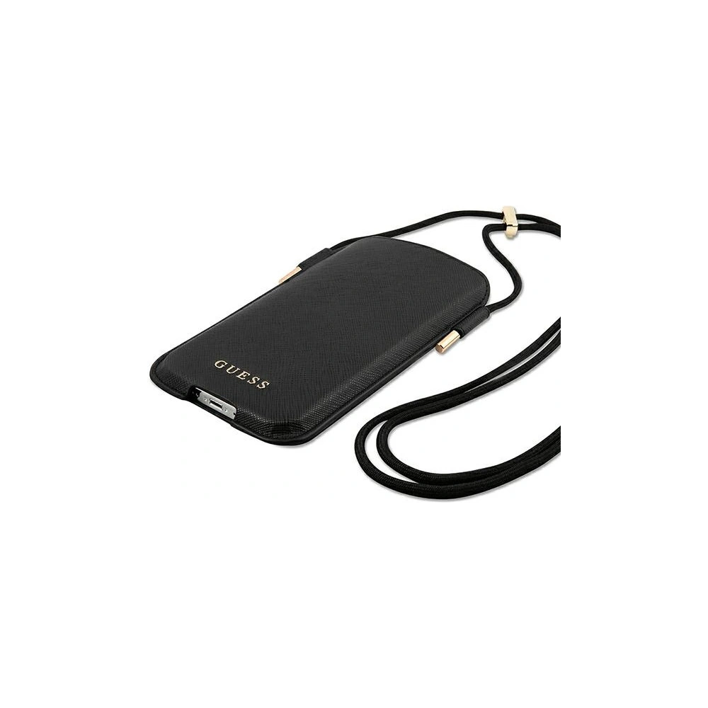 Hurtownia GSM - Torebka Guess GUHCP12MSAPSBK 6,1 cali czarny/black Saffiano - GUE1055BLK - {ean13} - Hurt