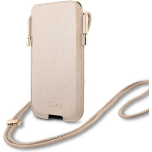 Wholesale Guess GUHCP12MSAPSLG 6.1 inch gold Saffiano - GUE1056GLD - {ean13} - Hurt