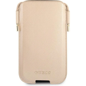 Wholesale Guess GUHCP12MSAPSLG 6.1 inch gold Saffiano - GUE1056GLD - {ean13} - Hurt