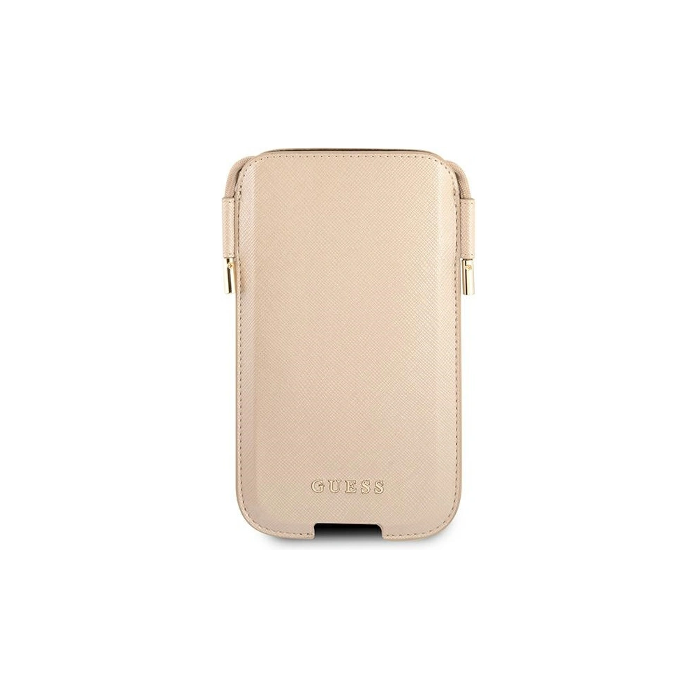 Hurtownia GSM - Torebka Guess GUHCP12MSAPSLG 6,1 cali złoty/gold Saffiano - GUE1056GLD - {ean13} - Hurt