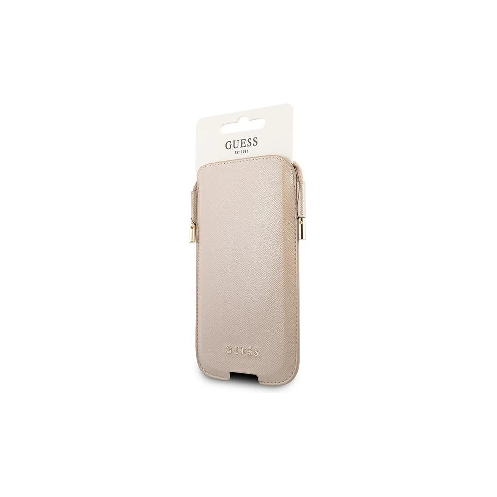 Hurtownia GSM - Torebka Guess GUHCP12MSAPSLG 6,1 cali złoty/gold Saffiano - GUE1056GLD - {ean13} - Hurt
