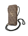 Torebka Guess GUHCP12L4GPSBR 6,7 cali brązowy/brown 4G Metal Logo