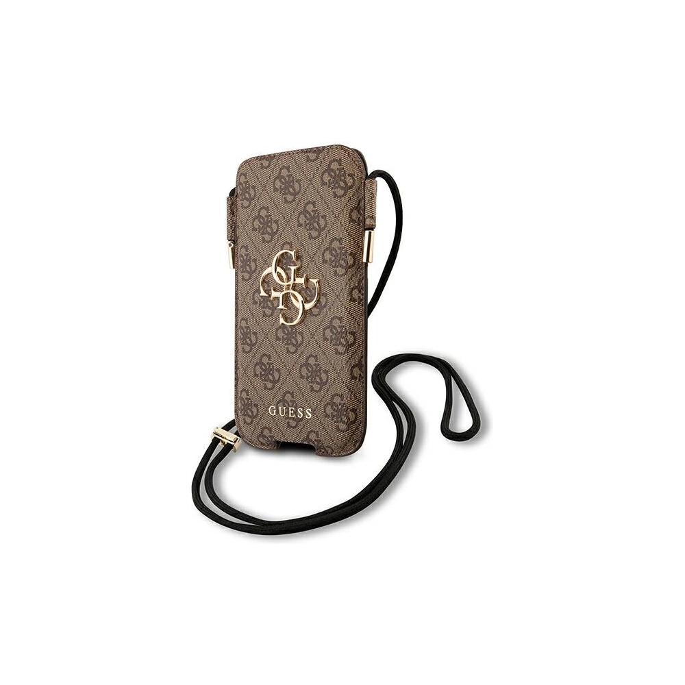 Hurtownia GSM - Torebka Guess GUHCP12L4GPSBR 6,7 cali brązowy/brown 4G Metal Logo - GUE1057BR - {ean13} - Hurt
