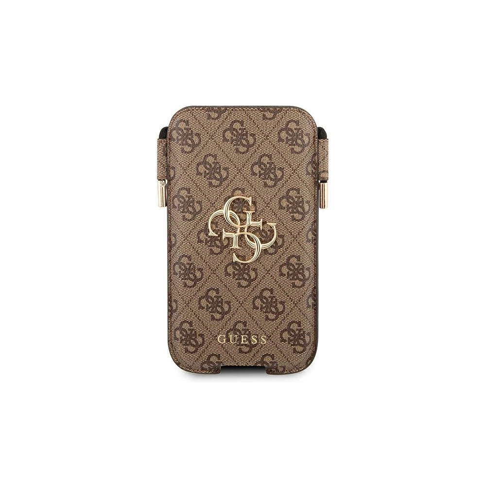 Hurtownia GSM - Torebka Guess GUHCP12L4GPSBR 6,7 cali brązowy/brown 4G Metal Logo - GUE1057BR - {ean13} - Hurt