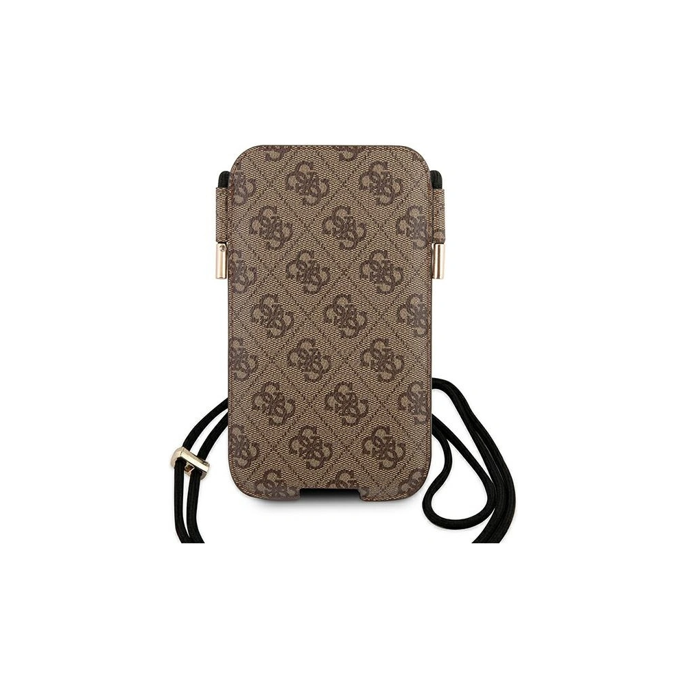 Hurtownia GSM - Torebka Guess GUHCP12L4GPSBR 6,7 palce hnědá/brown 4G Metal Logo - GUE1057BR - {ean13} - Hurt
